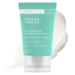 Paula's Choice CALM Intensive Moisturizer bottle showing fragrance-free hydration for sensitive skin