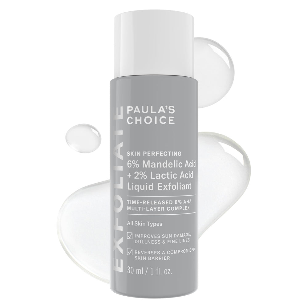Paula's Choice Liquid Exfoliant bottle cap—gentle daily exfoliation for smoother skin.