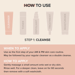 Texture on the hand demonstrates hydrating cleansing with Paula's Choice balm.