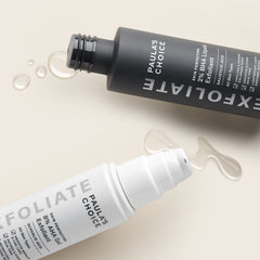 Paula's Choice 8% AHA Gel Exfoliant texture close-up showing lightweight formula.
