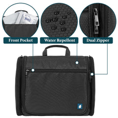 PAVILIA side pockets store brushes and small essentials for quick access.