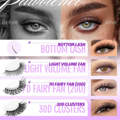 Pawotence lash applicator tool for precise, controlled placement.