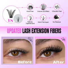 Pawotence lash applicator tweezers for precise cluster placement.