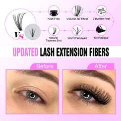 Pawotence lash applicator tweezers enable precise placement during DIY application.