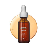 P.CALM Retinolagen ampoule bottle close-up showing premium packaging and glow.