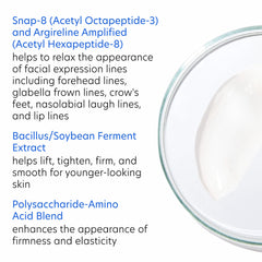 PCA SKIN ExLinea Pro Peptide Serum eye area closeup suggesting smoother look