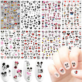 PDFADSK 8pcs nail stickers close-up on nails for quick, party-ready art