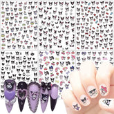 PDFADSK cute cartoon nail stickers for quick, fun at-home nail art.