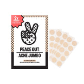 Peace Out Acne Healing Dots pack shot showing compact, travel-friendly packaging.