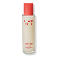 Peach & Lily Bio Rice Wine Toner bottle for gentle hydration in your routine