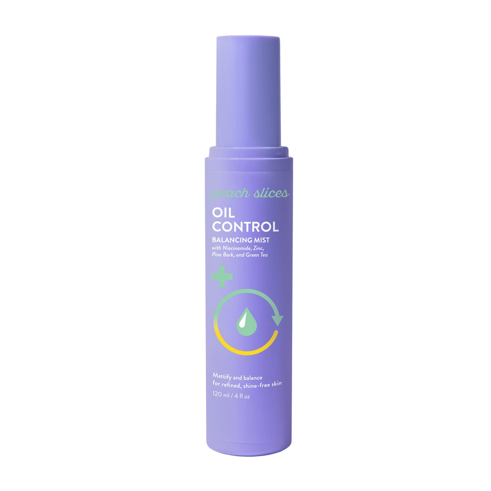 Peach Slices Oil Control Balancing Mist bottle for shine control and freshness