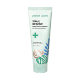 Peach Slices Snail Rescue Purifying Cleanser bottle front for clean skin prep