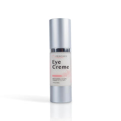 Peaches Skin Care Under Eye Cream jar closeup showing nourishing texture