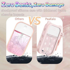 PeaKalo Touchland cat case with anti-loss bell helps locate your bottle