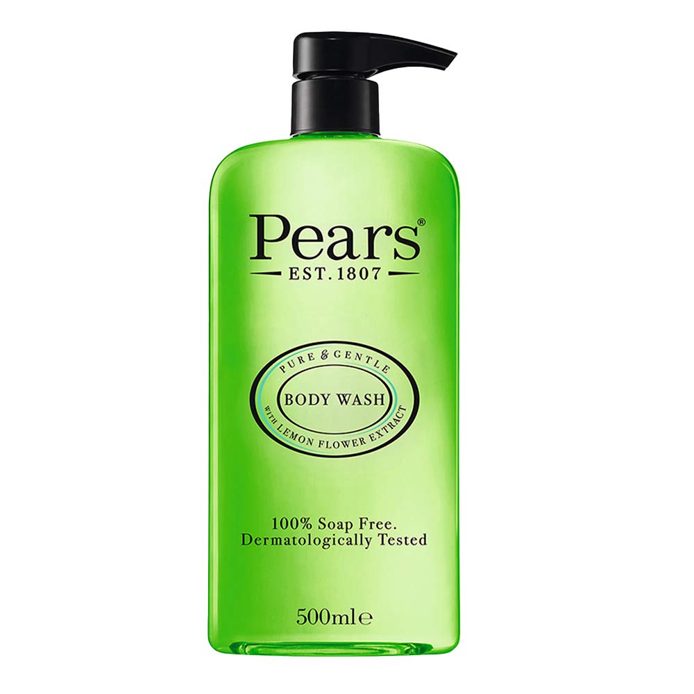 Pears DOPICT Pure & Gentle Shower Gel bottle for daily cleansing and oil balance.