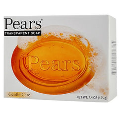 Pears Gentle Care Transparent Soap bar for gentle cleansing and daily skin freshness