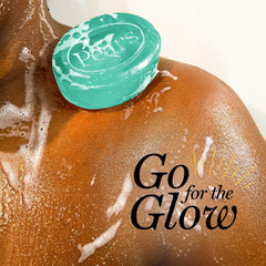 Close-up of Pears soap lather with light, refreshing texture.