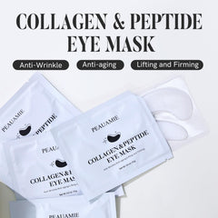 PEAUAMIE Eye Patches box and sachets highlight easy at-home use.