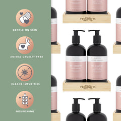 Pecksniff's Aromatherapy Recovery hand lotion pump bottle for moisturized skin.