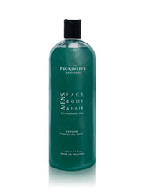 Pecksniff's Stylish 3-in-1 cleansing gel bottle offers daily refreshment.