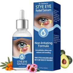 Penntr Stye Eye Drops bottle shows targeted care for stye and chalazion symptoms.