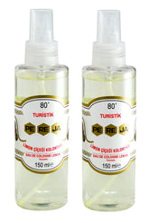Pereja Lemon Cologne Spray bottle front view highlighting fresh citrus scent for daily refreshment
