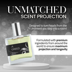 Perfa Greed packaging shows gift-ready presentation for special occasions.