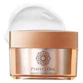 PERFECT ONE Firming Face Cream jar close-up, highlighting hydration and firmness.
