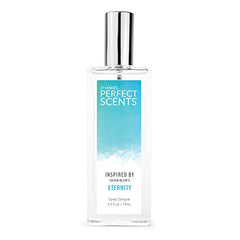 Perfect Scents Eternity bottle closeup shows citrus and florals