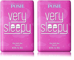 Perfectly Posh Very Serene bath bar with lavender and shea butter for soothing bedtime relaxation.