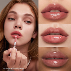 Peripera Ink Glasting Lip Gloss with mango, olive, and jojoba oils for smooth lips.