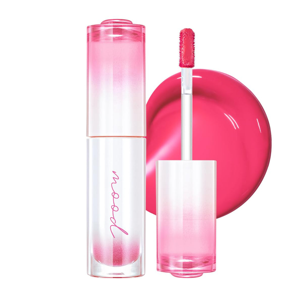 Peripera Ink Mood Glowy Tint bottle showing luminous color and moisture