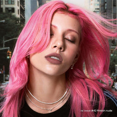 Peripera Ink the Velvet Lip Tint texture close-up reveals rich pigment and smooth payoff.