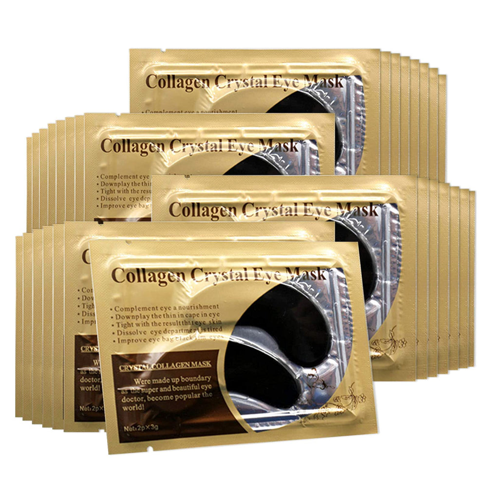 Permotary crystal gel eye mask under-eye hydration for refreshed look.