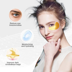 Permotary hyaluronic acid eye masks provide deep moisturization for smooth skin.