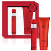 Perry Ellis 360° Red for Men EDT bottle in display, crisp masculine fragrance.