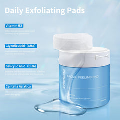 Persbeay Glycolic Acid Pads bottle close-up highlighting key actives.