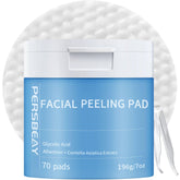 Persbeay Glycolic Acid Pads packaging shows a 70-count jar for daily exfoliation.