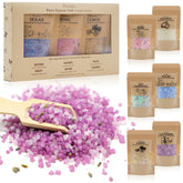 Persidra Bath Salts 6-Pack Gift Display for at-home spa moments.