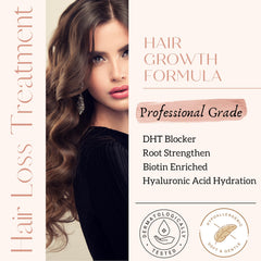 Persona Beauty Hair Growth Serum being applied to the scalp for thinning support