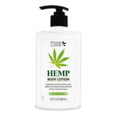 Personal Care Hemp Body Lotion with Pump bottle for easy daily hydration.