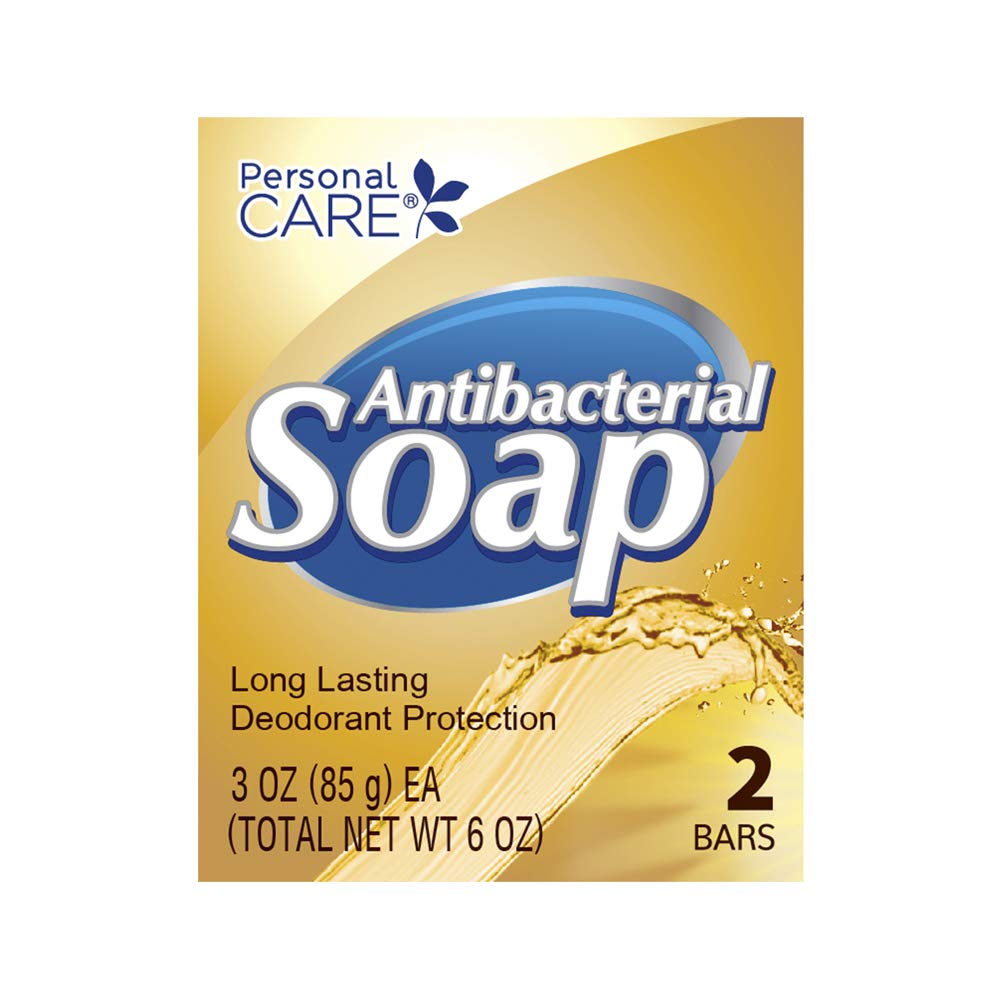 Personal Care Products antibacterial soap 2-pack front view, convenient for daily hand cleaning.