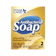 Personal Care Products antibacterial soap 2-pack front view, convenient for daily hand cleaning.