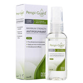 Perspi Guard maximum-strength antiperspirant bottle close-up for all-day confidence.