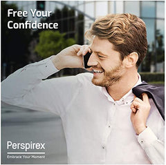 Perspirex Original skin-care system visualization highlights gentle protection for sensitive skin.