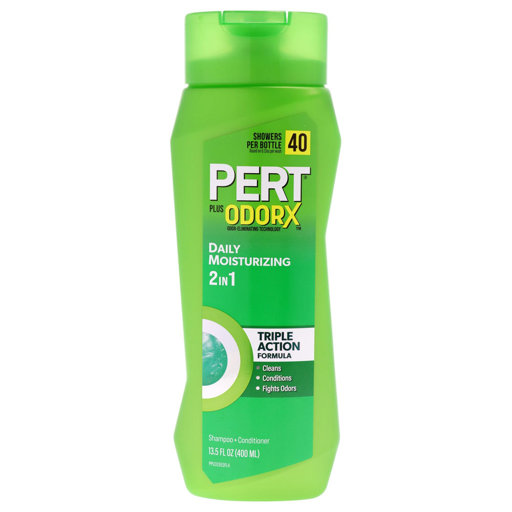 Pert Plus bottle with rich lather for quick daily wash.