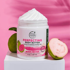 Petal Fresh Guava Nectar ingredient list highlights coconut oil, argan oil, and shea butter