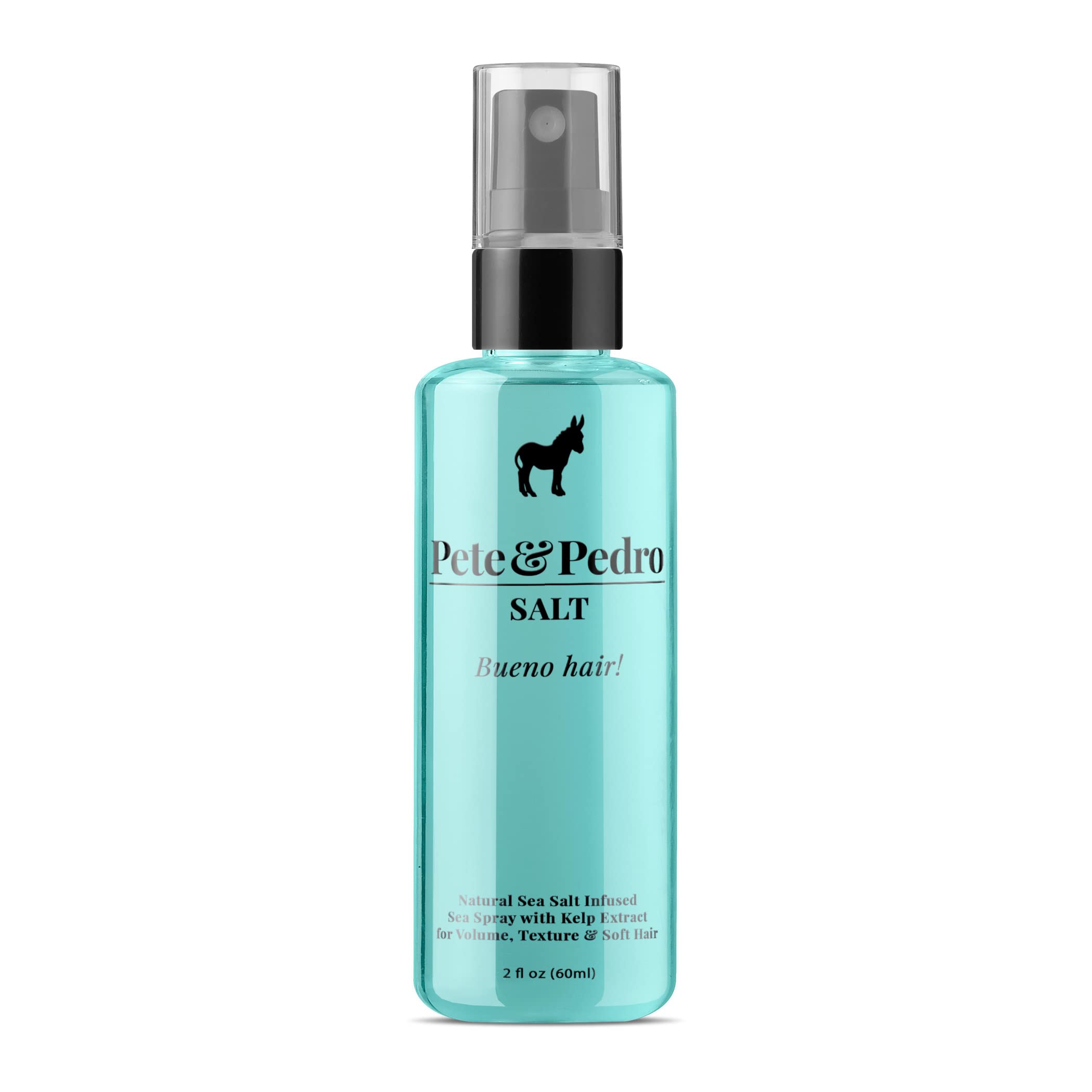 Pete & Pedro SALT bottle pour shows easy texture and volume.