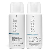 Peter Coppola a-Keratin Hydrating Shampoo bottle promotes soft, manageable hair