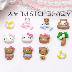 Pethawata kawaii nail charms with cat design elevate DIY nails